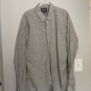 Bonobos Flamingo Button Down Shirt